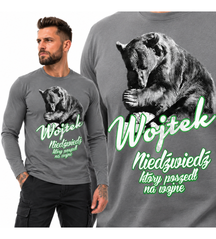 LONGSLEEVE PATRIOTYCZNY  NIEDŹWIEDŹ WOJTEK